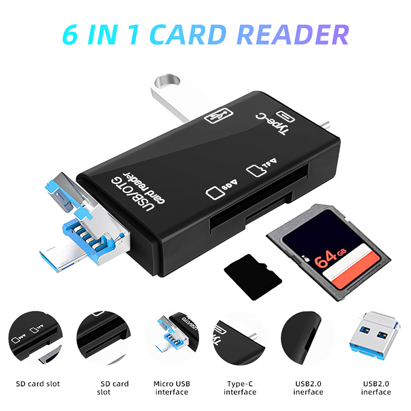 Tablet Accessories For Reading - USB 타입 C 카드 리더기 6