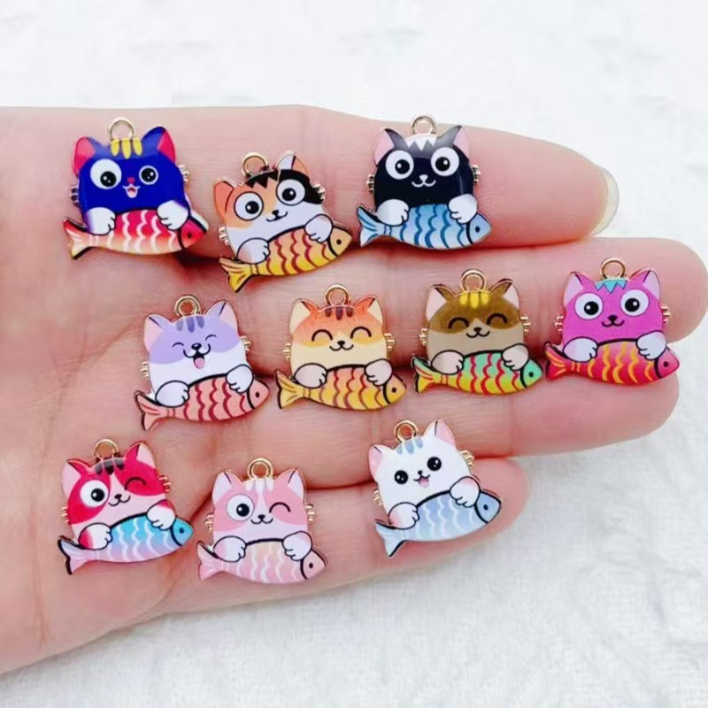 Mobile & Tablet Accessories - 10pcs 국경 간 판매 만화 귀여운