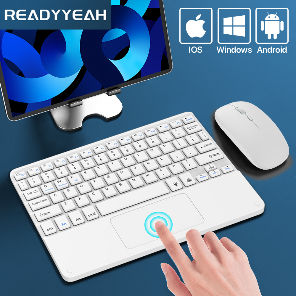 Windows Tablet Accessories - 터치패드 무선 키보드 및 마우스 iOS용