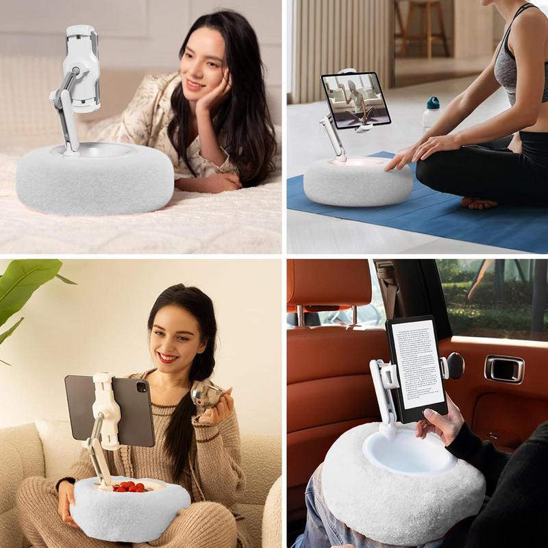 조정 가능한 태블릿 스탠드 베개, 그릇 포함, 부드러운 - Tablet Accessories For Reading 리뷰 및 가격