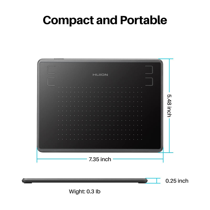HUION H430P 디지털 태블릿 마이크로 USB 서 - Graphic Tablet Accessories 리뷰 및 가격