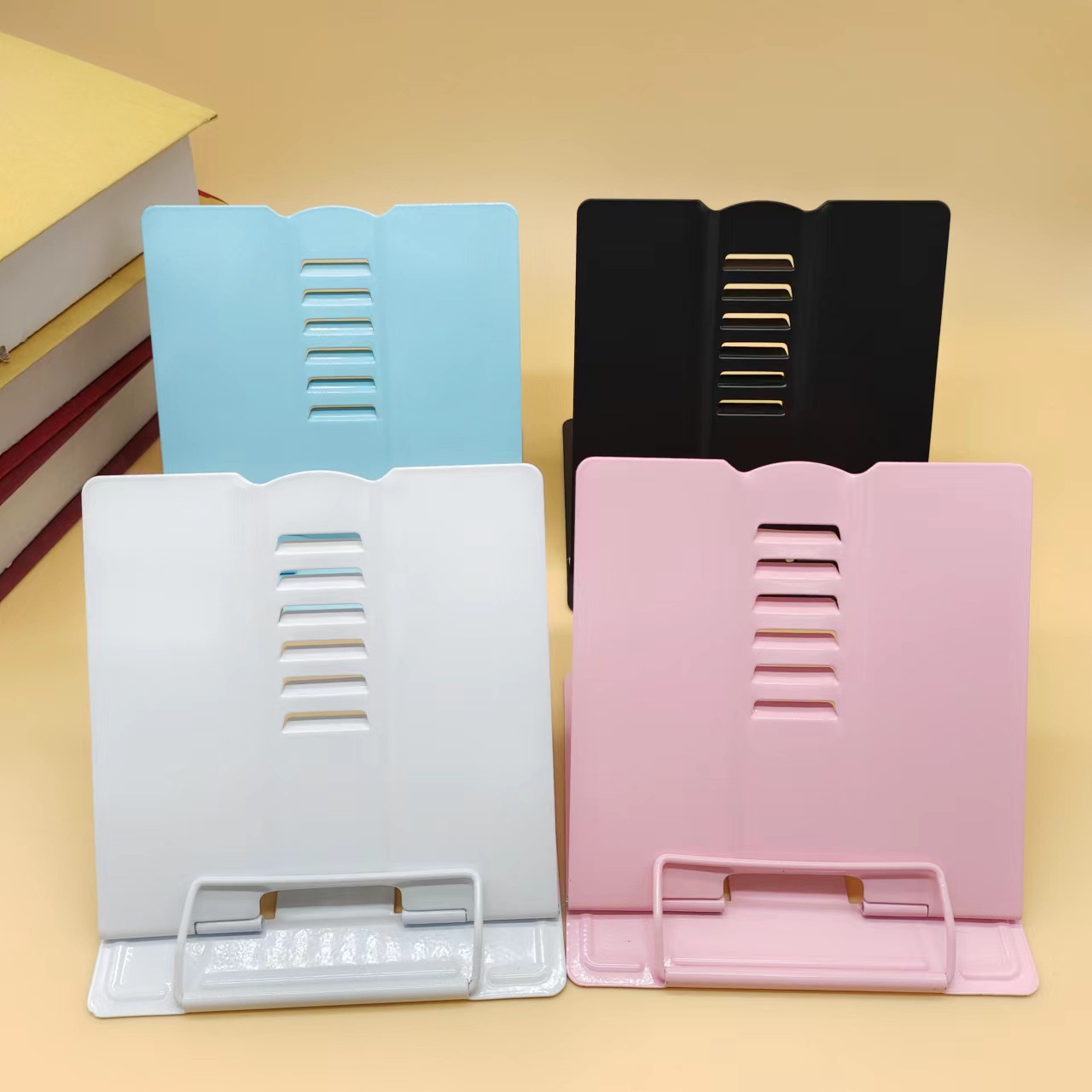 새로운 조정 가능한 휴대용 금속 조정 가능한 독서 책  - Tablet Accessories For Reading 리뷰 및 가격