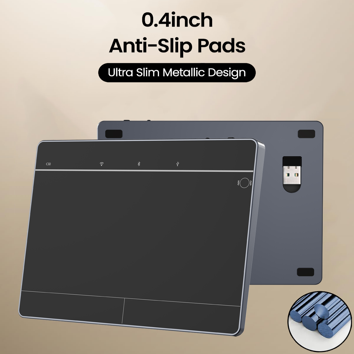 JOMAA 충전식 블루투스 터치패드 USB 무선/유선  - Windows Tablet Accessories 리뷰 및 가격
