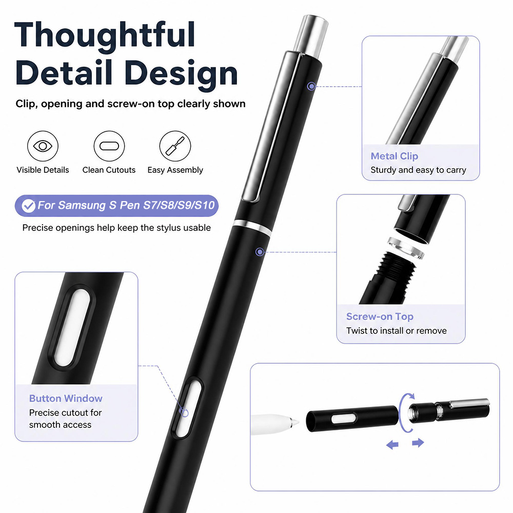 새로운 펜슬 케이스 S펜 삼성 갤럭시 탭 S10 FE/ - Samsung Tablet S9 Accessories 리뷰 및 가격