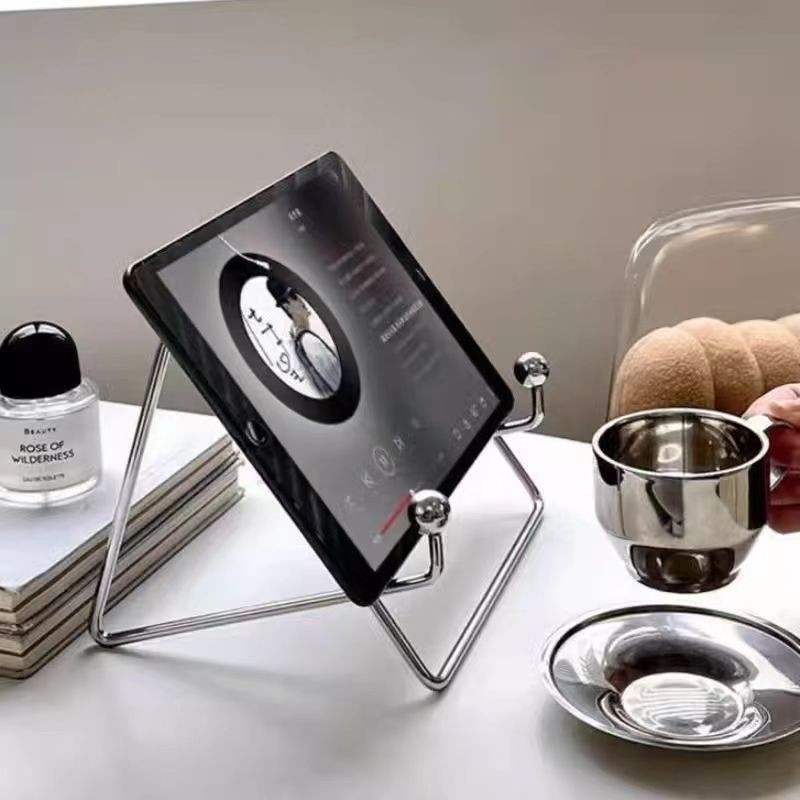 휴대용 바람 모양 금속 철제 데스크탑 스탠드, 조절 가 - Tablet Accessories For Reading 리뷰 및 가격