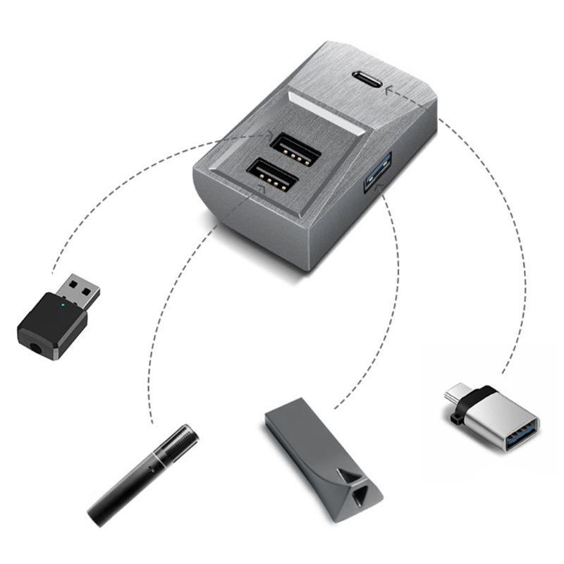 자동차 글러브 박스용 도킹 스테이션 USB 허브 확장  - Usb Hub Type C 리뷰 및 가격