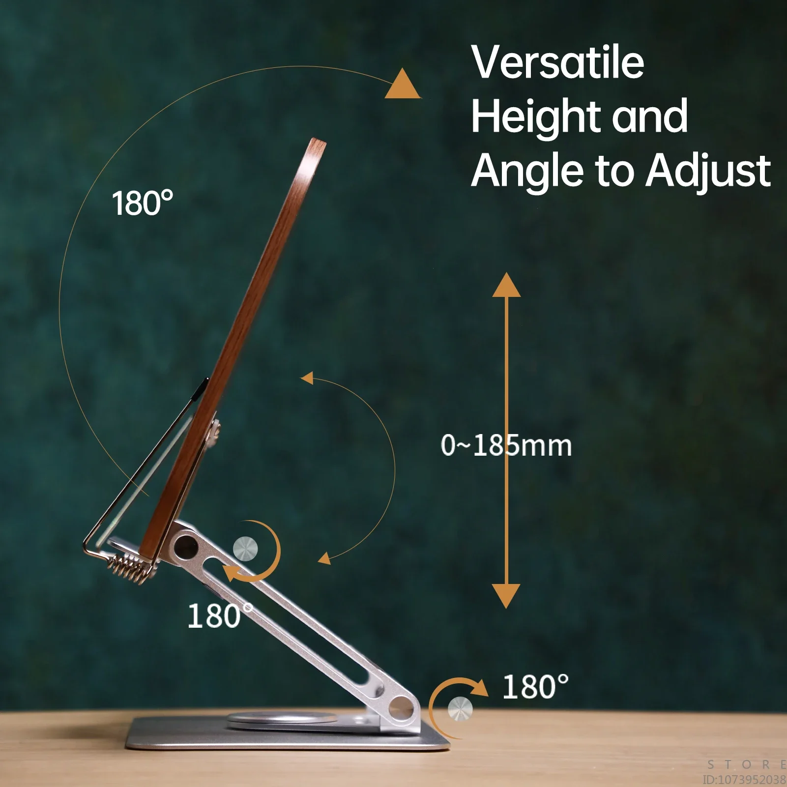 접이식 및 360도 조절 가능 °   회전식 책꽂이,  - Tablet Accessories For Reading 리뷰 및 가격
