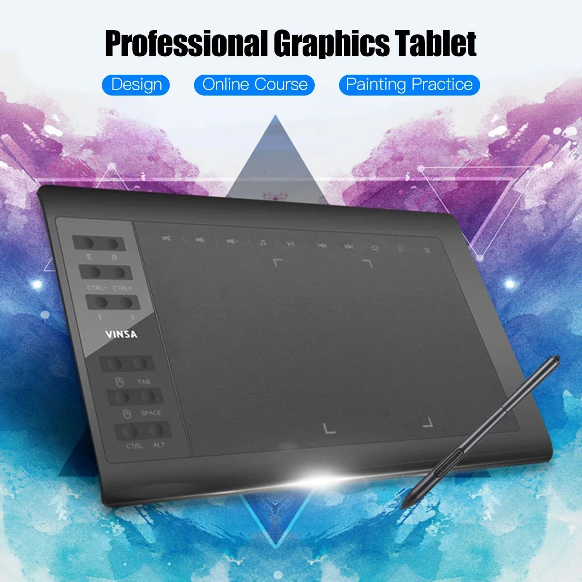 10x6 인치 전문 그래픽 드로잉 태블릿 12 Expr - Graphic Tablet Accessories 리뷰 및 가격